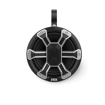MTX Audio PS65C-BP Powersports 6.5” 4Ω 85-Watt RMS IP67 Rated Customizable Speaker Pods, Pair, with RGB Lighting