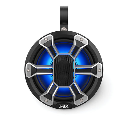 MTX Audio PS65C-BP Powersports 6.5” 4Ω 85-Watt RMS IP67 Rated Customizable Speaker Pods, Pair, with RGB Lighting