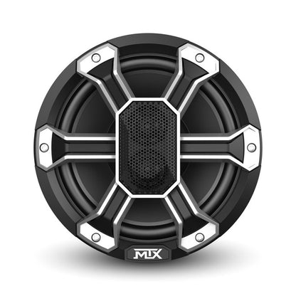 MTX Powersports PS8C 8" All-Weather Coaxial w/ RGB LED, 150W RMS 4Ω Black