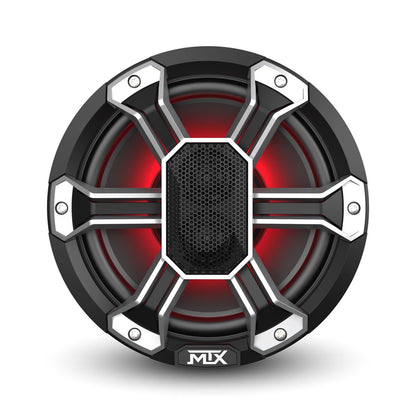 MTX Powersports PS8C 8" All-Weather Coaxial w/ RGB LED, 150W RMS 4Ω Black