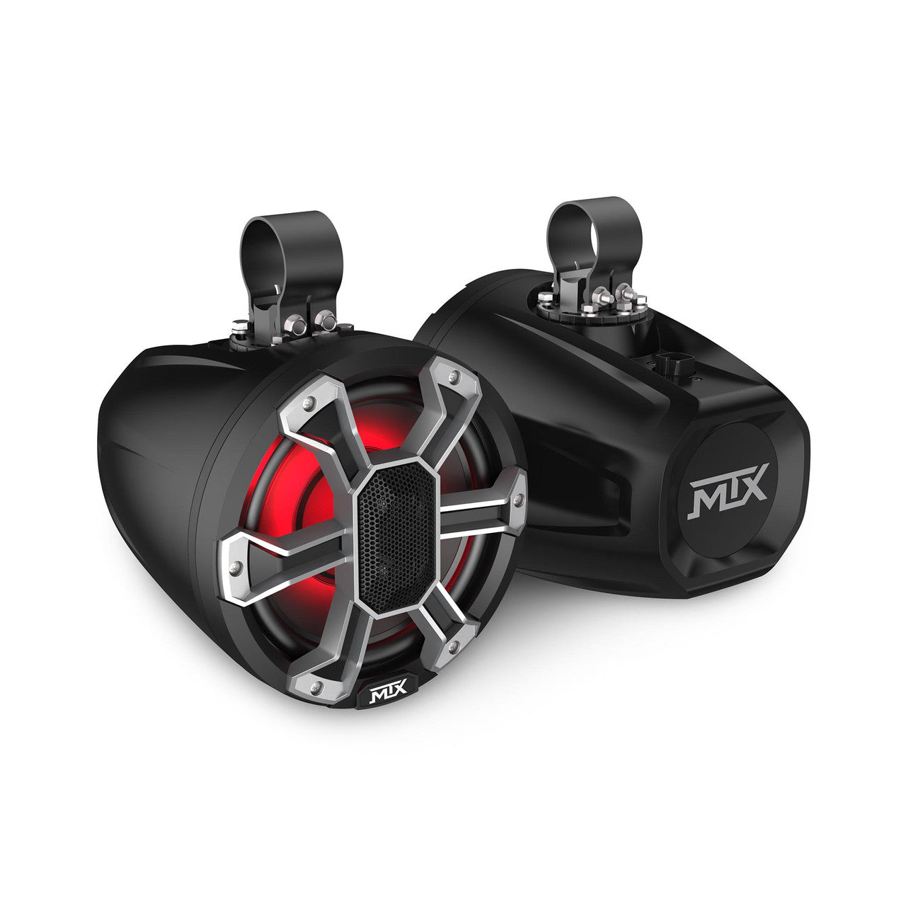 MTX PS8C-BP Powersports 8" All-Weather Speaker Pod w/ RGB LED, 150W RMS 4Ω Black