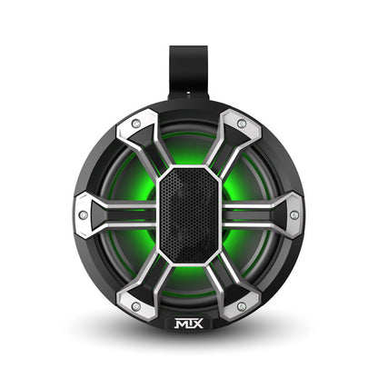 MTX PS8C-BP Powersports 8" All-Weather Speaker Pod w/ RGB LED, 150W RMS 4Ω Black