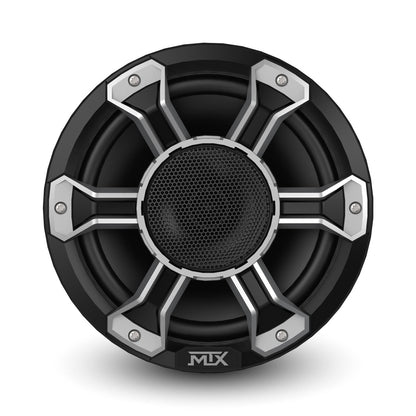 MTX PS8H 8" 150-Watt RMS 4Ω Compression Horn Speaker Pair IP-67 Rated with RGB Lighting and Customizable Grille