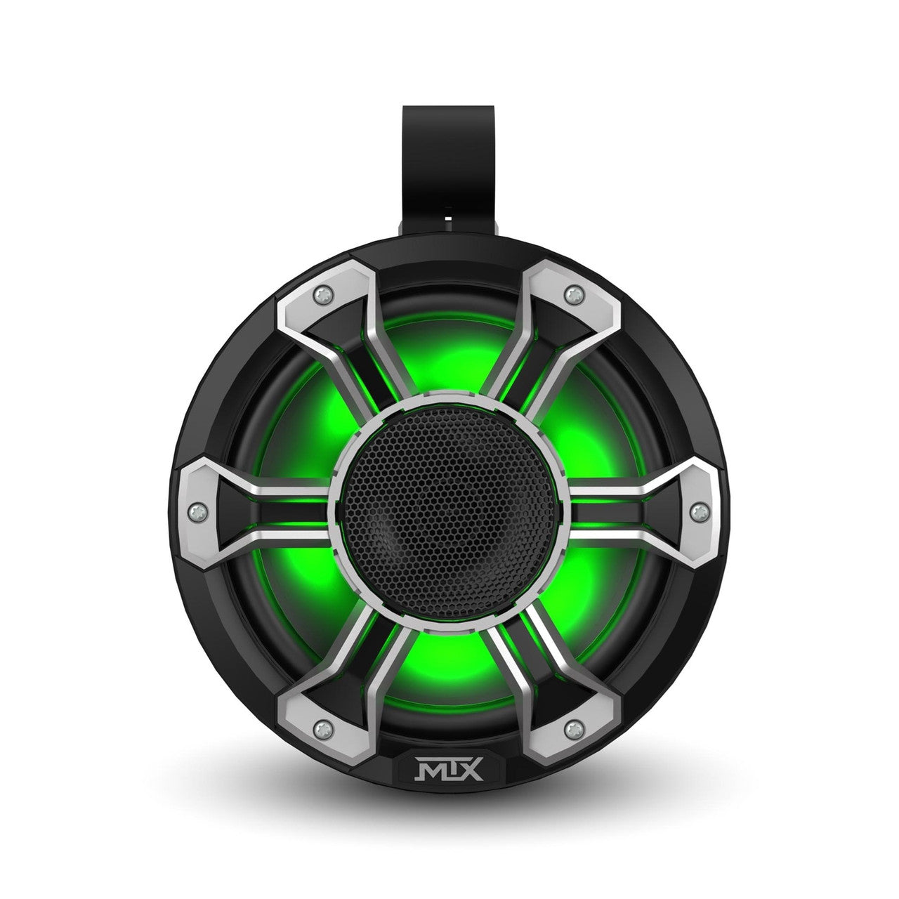 MTX PS8H-BP 8” 4Ω 150-Watt RMS IP67 Rated Customizable Compression Horn Speaker Pod Pair with RGB Lighting