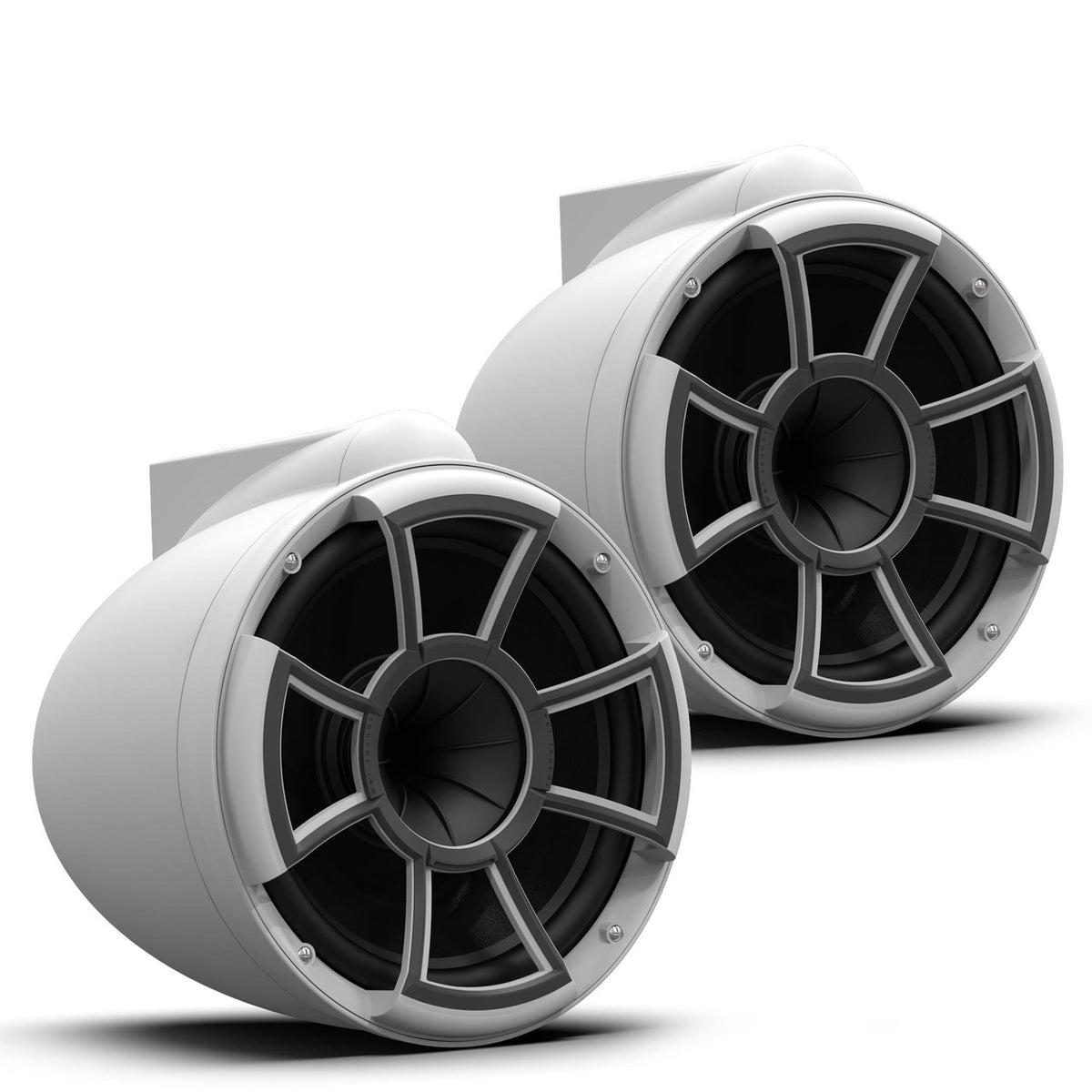 Wet Sounds REV 10 SE B-X V2 - Matte Black REV10 Special Edition - Revolution Series 10" Tower Speakers, Pair with X Mounts