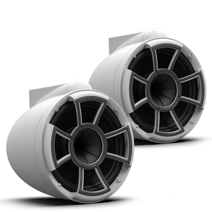 Wet Sounds REV 10 SE B-X V2 - Matte Black REV10 Special Edition - Revolution Series 10" Tower Speakers, Pair with X Mounts