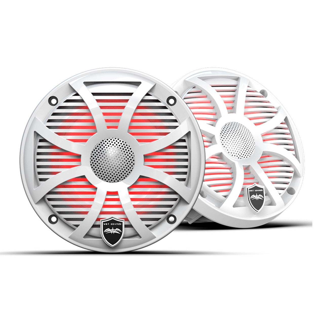Wet Sounds REVO 8 SW-B V3 | REVO Series 8-inch High-Output Component Style Coaxial Speakers w/ RGB Grilles