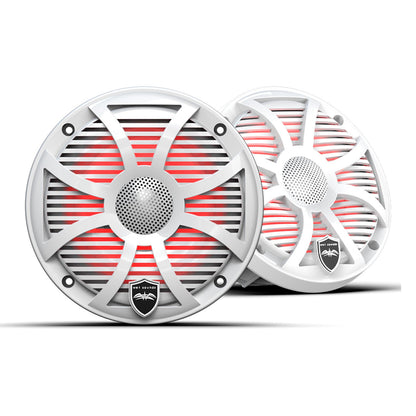 Wet Sounds REVO 8 SW-B V3 | REVO Series 8-inch High-Output Component Style Coaxial Speakers w/ RGB Grilles