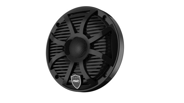 Wet Sounds REVO 6 SW-B V3 - Revolution Series 6.5" RGB LED Marine Coaxial Speakers with Black SW Grilles, Pair