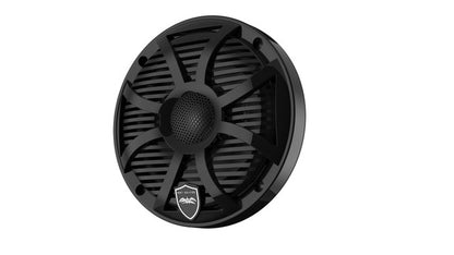 Wet Sounds REVO 6 SW-B V3 - Revolution Series 6.5" RGB LED Marine Coaxial Speakers with Black SW Grilles, Pair