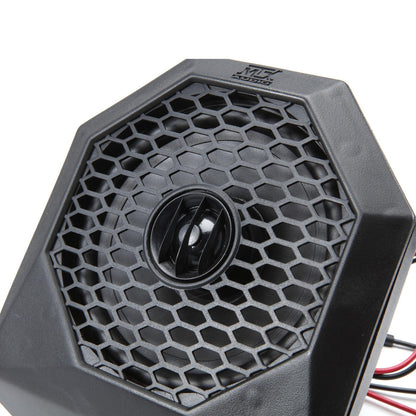 MTX Audio RZRPOD65 6.5" Dash Mount All-Weather Speaker Pods, 75-Watts RMS, 4Ω - Pair, Compatible With Select 2014+ Polaris RZR XP1000 & 900