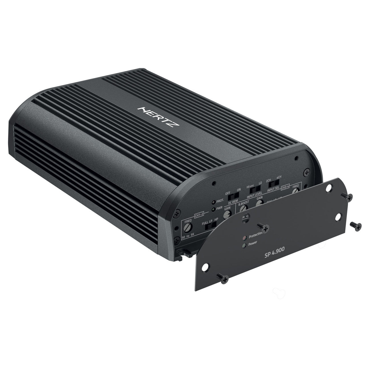 Hertz SPL Show SP 4.900 D-Class 4 Channel Amplifier 250 WRMS x 4 at 2Ω (IP55 rated)