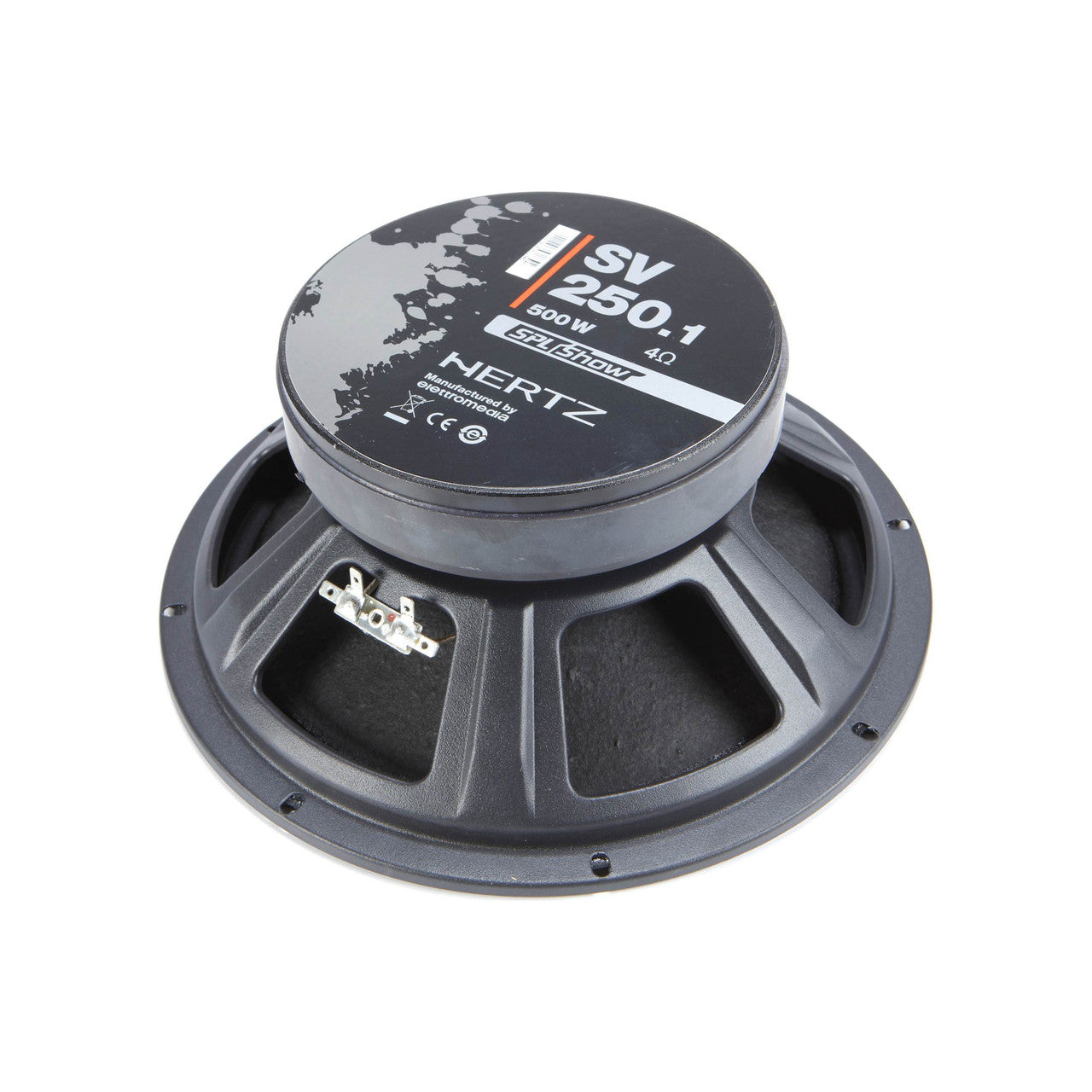 Hertz SPL Show Series SV-2501 10" (250mm) SPL Midrange 4-Ohm Speaker (Sold Individually)