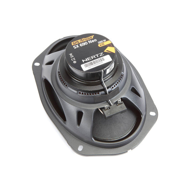 Hertz HD13H 6x9: Compatible with 98-13 Road Glide and Street Glide Saddle Bag Lid Kit with Speaker Harness and SX690 NEO.1 3- Way Speakers
