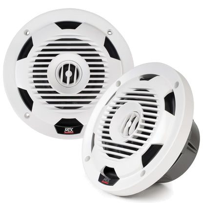 MTX Audio WET77-W Wet Series 7.7" 75W RMS 4Ω Coaxial Speaker Pair - White