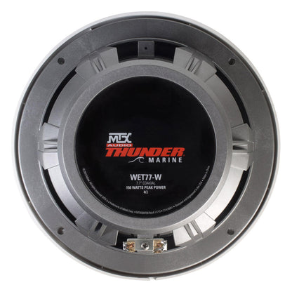 MTX Audio WET77-W Wet Series 7.7" 75W RMS 4Ω Coaxial Speaker Pair - White