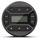 Wet Sounds WS-MC-RND Round Media Center with USB Port, AM/FM, BT, and AUX modes, 25W X 4, Dedicated USB Charging Port