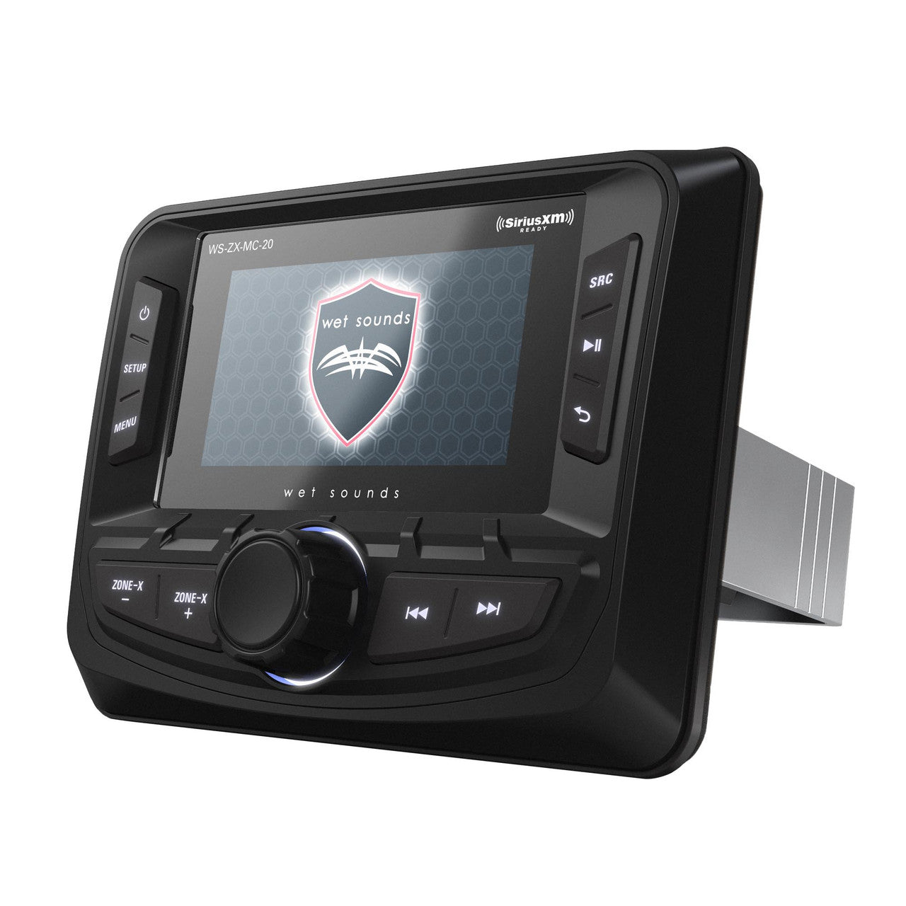 Wet Sounds WS-ZX-MC-20 3 Zone ZX Source Unit with AM/FM/WB Tuner, Bluetooth Audio Streaming, SXM Ready, and NMEA 2000 Connectivity