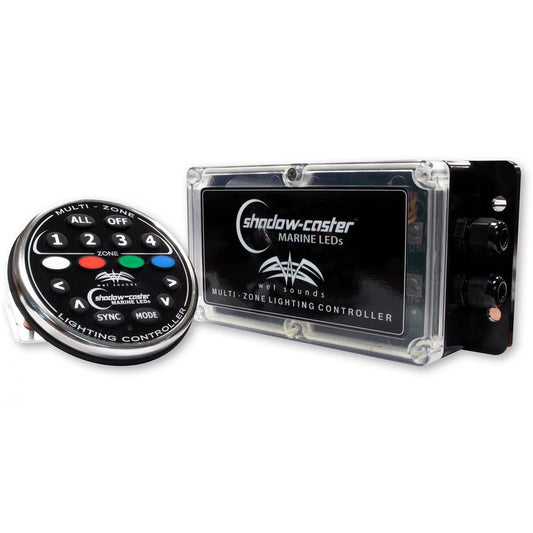 Wet Sounds WS-4Z-RGBKIT 4-Zone RGB LED Controller with RGB LED Black Box Controller V3