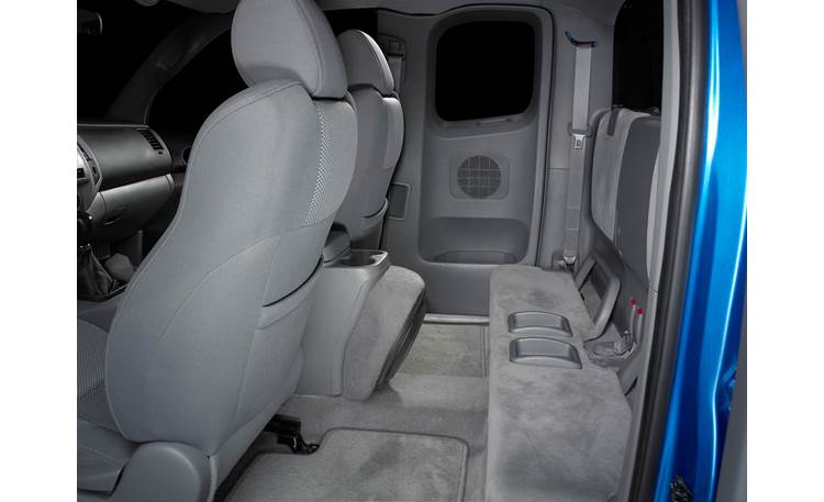 JL Audio Stealthbox® Custom-fit fiberglass enclosure with 10" W3v3 subwoofer Fits 2005-up Toyota Tacoma Access Cab