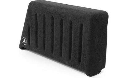 JL Audio Stealthbox® Custom-fit fiberglass enclosure with 13.5" TW5-v2 subwoofer — fits 2007-up Jeep Wrangler Unlimited