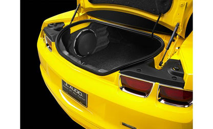 JL Audio Stealthbox® Custom-fit fiberglass enclosure with 12" W6v3 subwoofer — fits 2010-up Chevrolet Camaro coupe