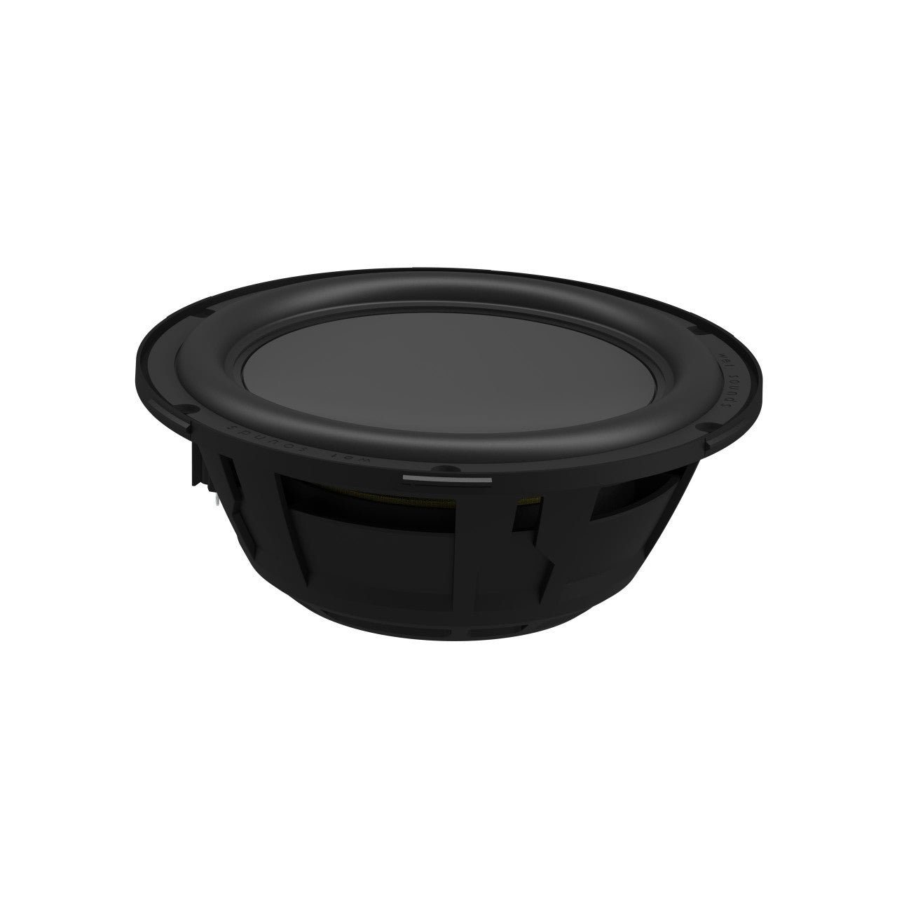 Wet Sounds ZERO 10 S2 XZ-B - Black 10" ZERO Series Marine Subwoofer with Shallow Mounting Depth and Hidden Mounting Hardware