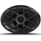 Wet Sounds ZERO Series - ZERO-69-XZ-B Black 6x9" Neodymium Powersport & Marine Speakers w/ Horn-Loaded Titanium Tweeters, Pair, Black Grills