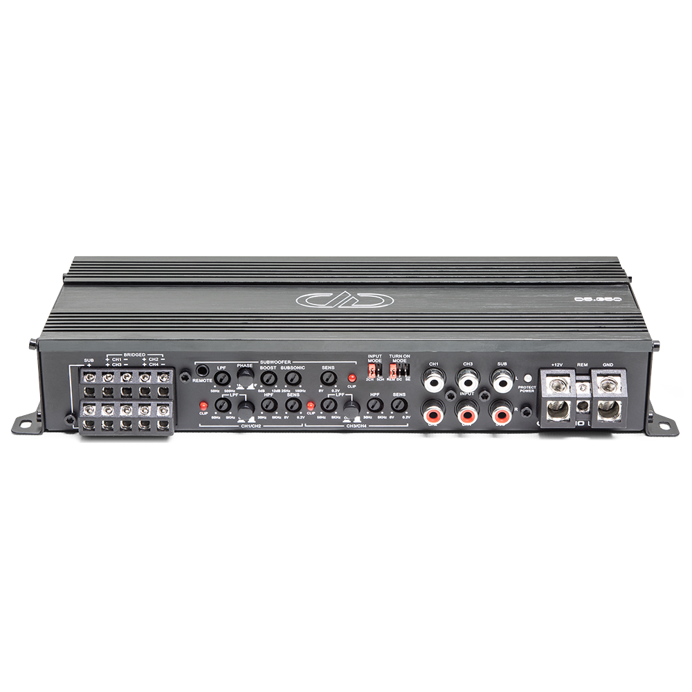 DD Audio D Series 1750 Watt 5 Channel Amplifier