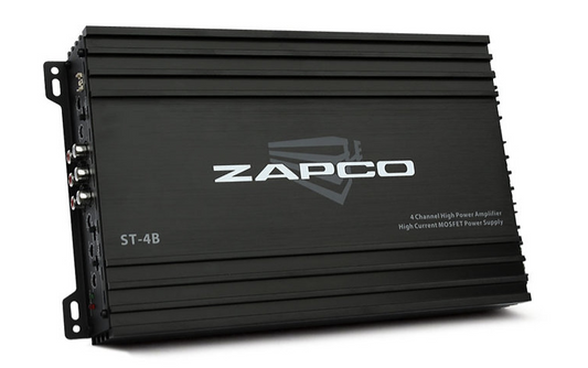 Zapco ST-4B 4-Channel 65 Watts x 4 RMS Full Range Class AB Amplifier