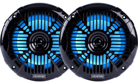 Memphis Audio MXA602SLB 6-1/2" 2-Way Powersport Speakers (Pair)